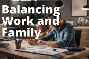 The featured image should show a parent working at a desk with children nearby